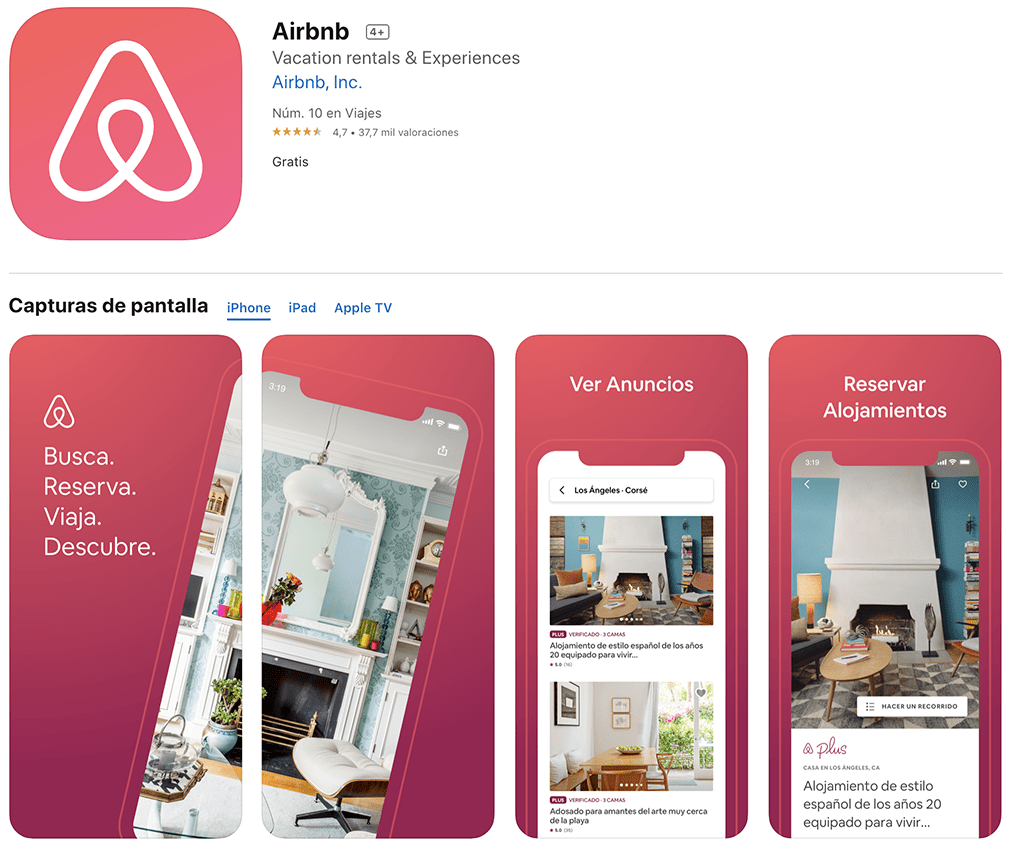 airbnb app