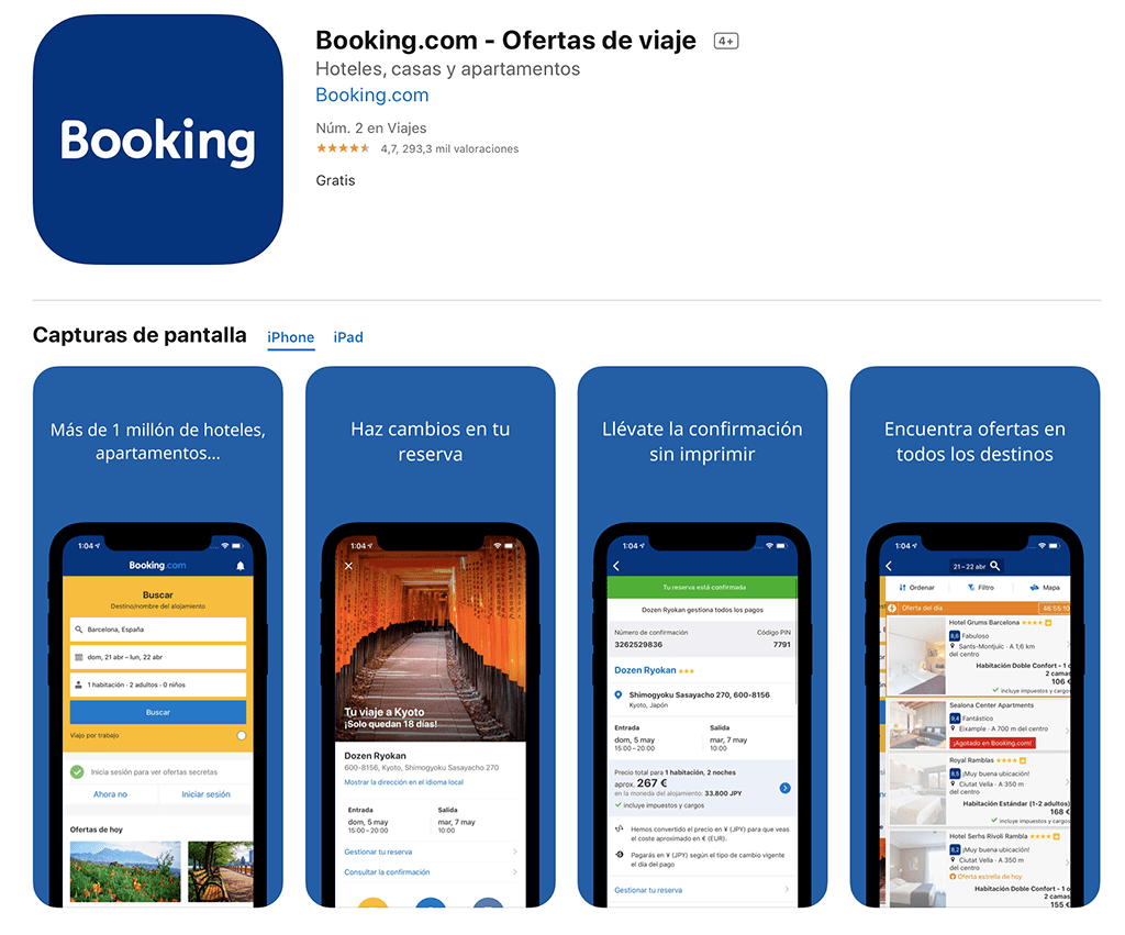 booking app