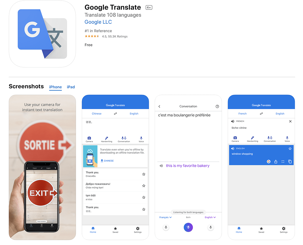 googletranslate app
