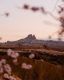 Castillo de Uçhisar al atardecer