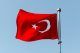 Bandera de Turquía ondeando