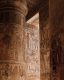 Jeroglíficos en las columnas del Templo de Medinet Habu