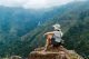 Vistas desde Little Adam´s Peak con la cascada Ravana al fondo