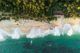 Silent Beach en Tangalle desde el aire