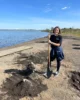 Eri haciendo de guía en Fontana
