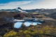 Vistas aéreas de la laguna termal de Myvatn