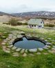 Terma natural de Guðrúnarlaug en el oeste de Islandia