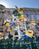 Uno de los decorados especiales de pascua en la zona de los Minions