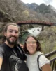 Selfie con el puente Shinkyo nada más llegar a Nikko