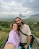 Selfie nada más llegar al mirador Samet Nangshe