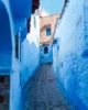 Uno de los muchos callejones azules de Chenfchaouen