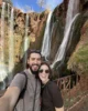 Selfie en las cascadas de Ouzoud desde uno de los miradores
