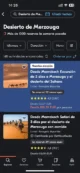 Listado con todas las actividades en el lugar que hemos buscado
