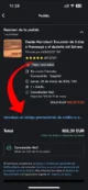 En el resumen del pedido en GetYourGuide bajamos hasta encontrar el mensaje "Introduce tu código promocional"