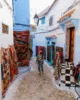 Eri paseando por las calles de Chenfchaouen