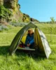 Nuestra tienda de campaña en el camping de Vik