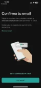 Debes confirmar el correo para seguir con el proceso de alta