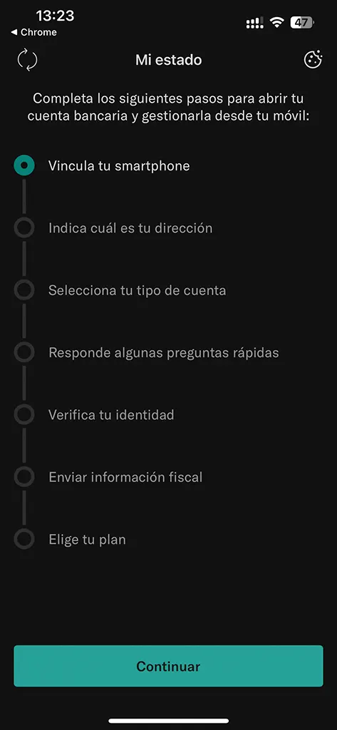 Proceso de verificación de identidad (KYC) de N26