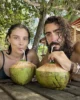 Disfrutando de la buena vida y de los cocos en las islas Gili