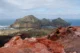 Vistas desde el cráter del volcán Eldfell