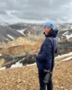 Contentos con las tremendas vistas desde la cima del Brennisteinsalda