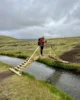 Algunos de los puentes para cruzar a pie durante el trekking