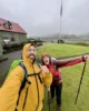 Recién llegados al refugio de Langiladur empapados
