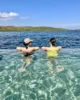 Con Silvia de @cualquierdestino en Vök en verano