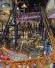 Montaña rusa dentro del centro comercial Berjaya Times Square