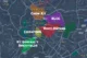 Mapa con las distintas zonas donde alojarse en Kuala Lumpur