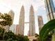 Vista de las Torres Petrones desde el Parque KLCC