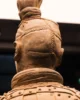 Detalle del peinado de un arquero