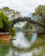 Puente Fuli, una estampa de postal de China