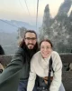 Selfie bajando en el teleférico de Tianzi Mountain