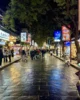 Barrio musulmán por la noche, un lugar perfecto para cenar