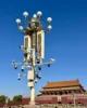 Bien de cámaras de seguridad en la Plaza Tiananmen​
