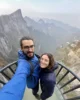 Mirador en la parte alta de Tianmen