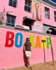 Una de las coloridas casitas de Bo-Kaap