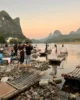 Rivera de Yangshuo con sesiones de fotos poco éticas