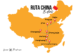 Mapa de la ruta de 15 días por China
