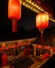 Nuestro hotel tradicional chino en Pingyao por la noche