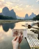 Billete de 20 yuanes en el mirador de XIngping