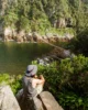 Mirador en el Mouth Trail con vistas al puente colgante