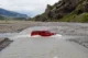 Superjeep cruzando el río Krossá en Thórsmörk