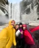 Flipando con Skógafoss congelada durante nuestro roadtrip familiar