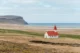 Vista de postal antes de llegar al camping de Breidavik