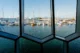 Vistas al puerto desde el interior del Harpa