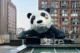 Panda del IFS de Chunxi Road desde la azotea