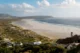 Vistas a la playa kilométrica de Noordhoek desde uno de los miradores de la carretera